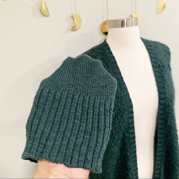 Anthropologie Sleeping On Snow. Green Cardigan. M. - Picture 4 of 8